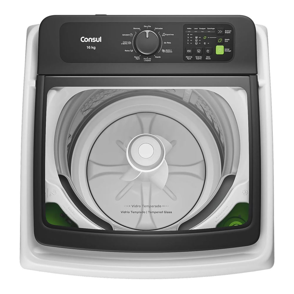 Lavadora de Roupas Consul 16Kg com Modo Eco Branca CWN16AB - 220 Volts